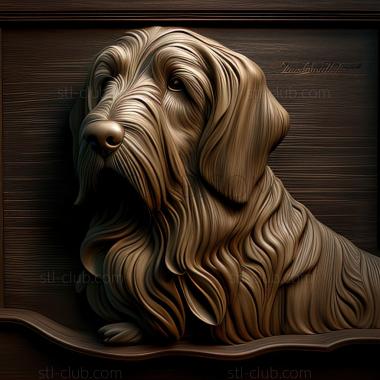 3D model st Vendee Basset Griffon dog (STL)